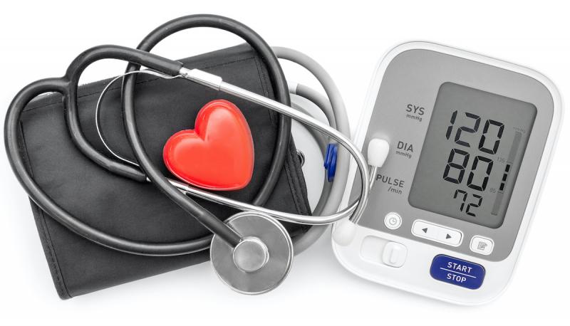 Stethoscope and measuring healthy blood pressure