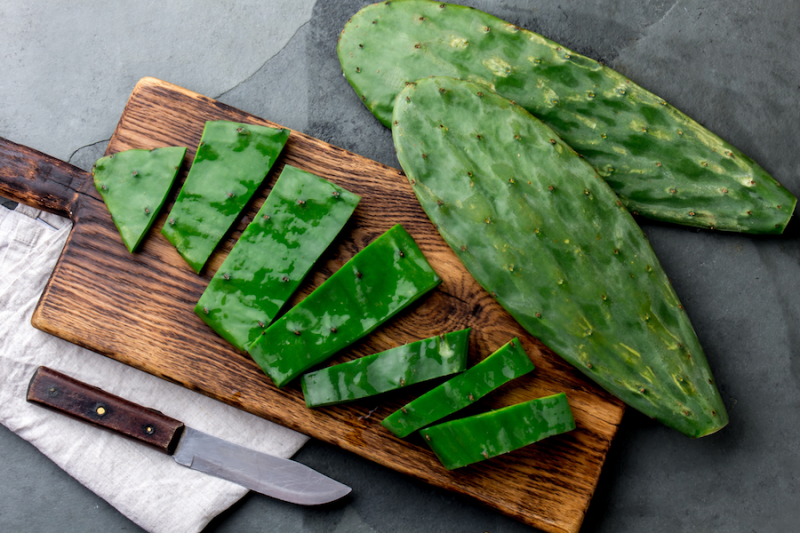 Cutting Nopalitos