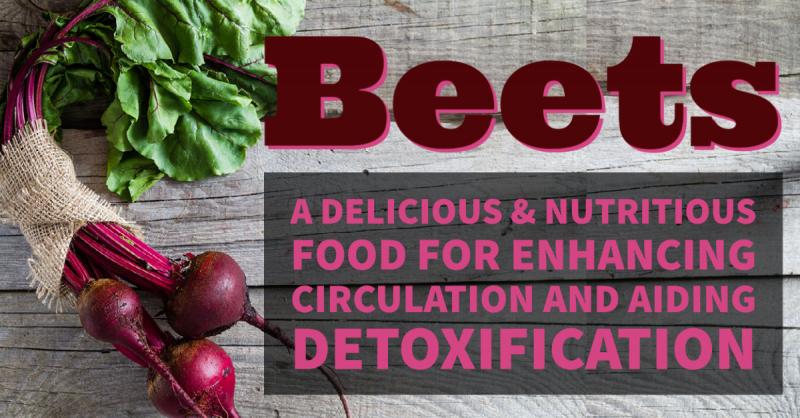 Beets, Blood, and Circulation: A delicious & nutritious food for enhancing circulation and aiding detoxification