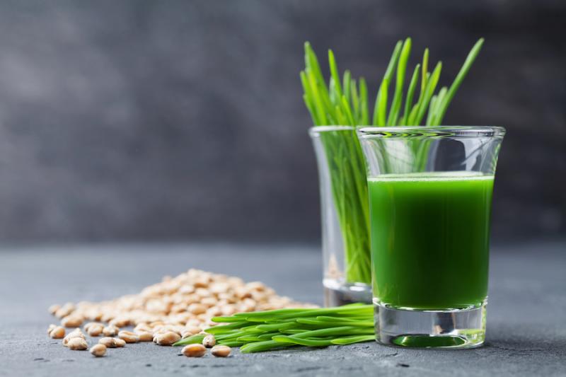 Wheat grass juice