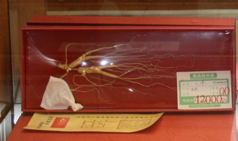 Packaged wild asian ginseng