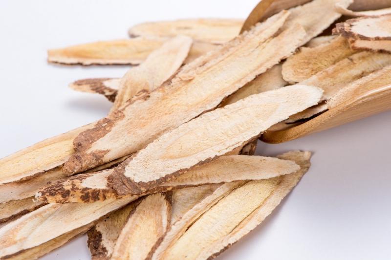 Astragalus root slices