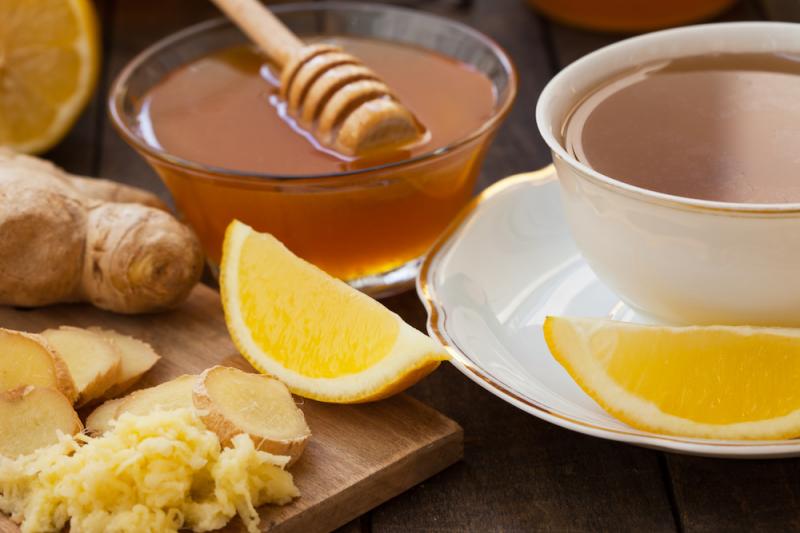 Lemon ginger tea