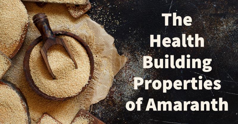 The Health-Building Properties of Amaranth