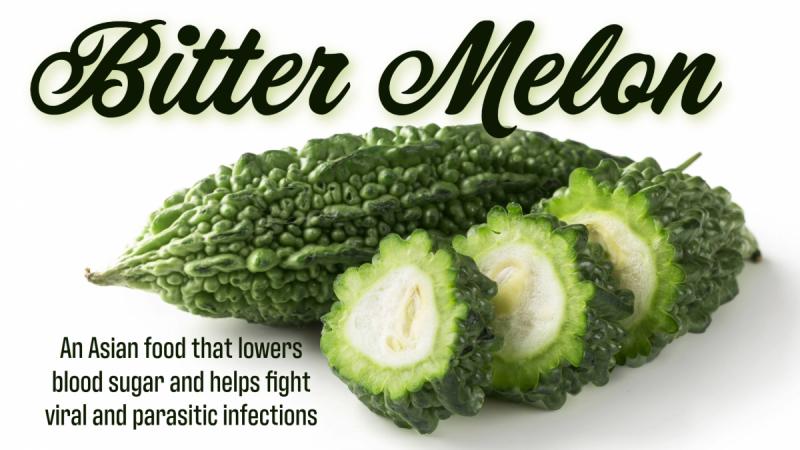 Bitter Melon: An Asian food that lowers blood sugar and helps fight viral and parasitic infections