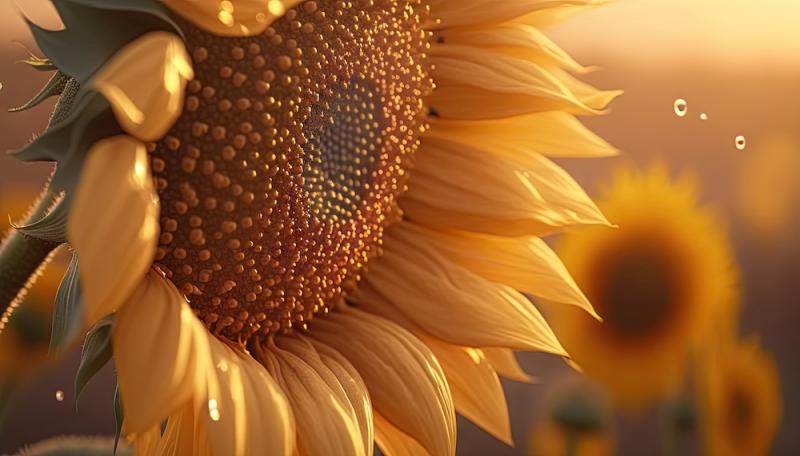 Sunflower close up