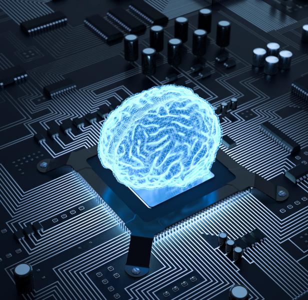 Brain and Computer Chip