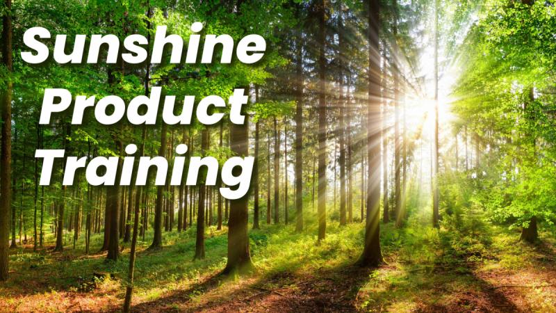 Sunshine Product Training